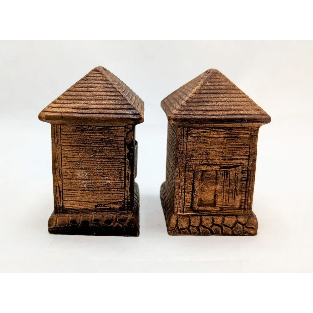 Dodge City Kansas Boot Hill Old Ft. Dodge 1864 Jail Salt & Pepper Shakers